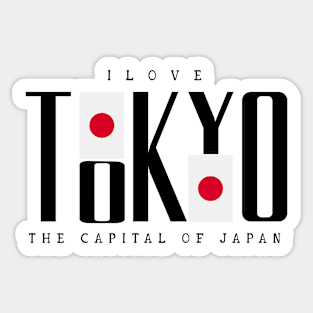 I Love Tokyo Sticker